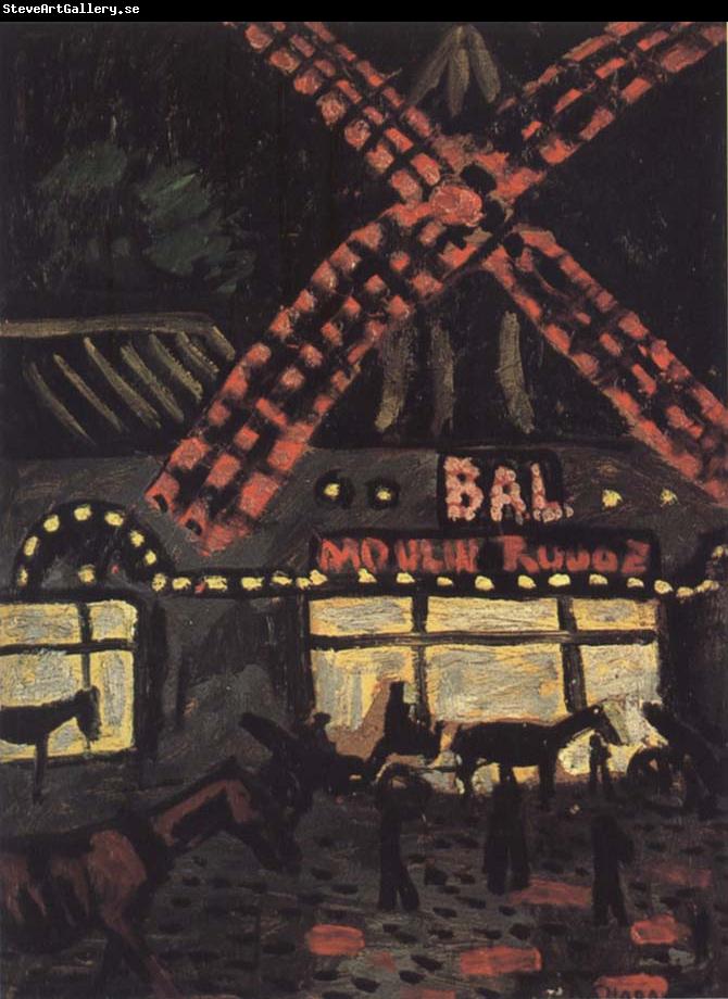 Auguste Chabaud Le MoulinRouge,La mit